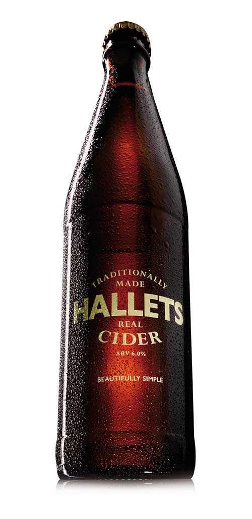 Hallets real cider