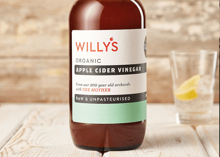 Willy’s Organic Apple Cider Vinegar with The Mother 1L