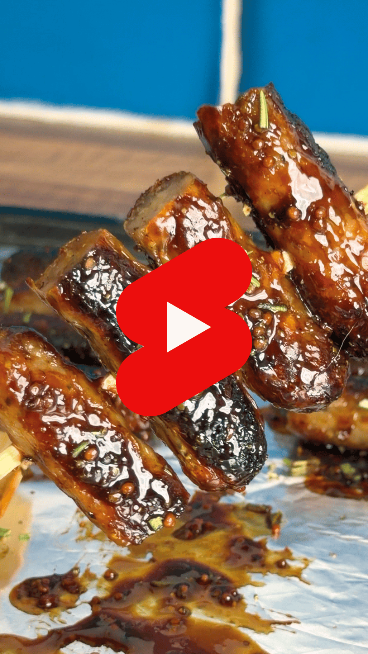 Sticky treacle bonfire sausages with hot honey