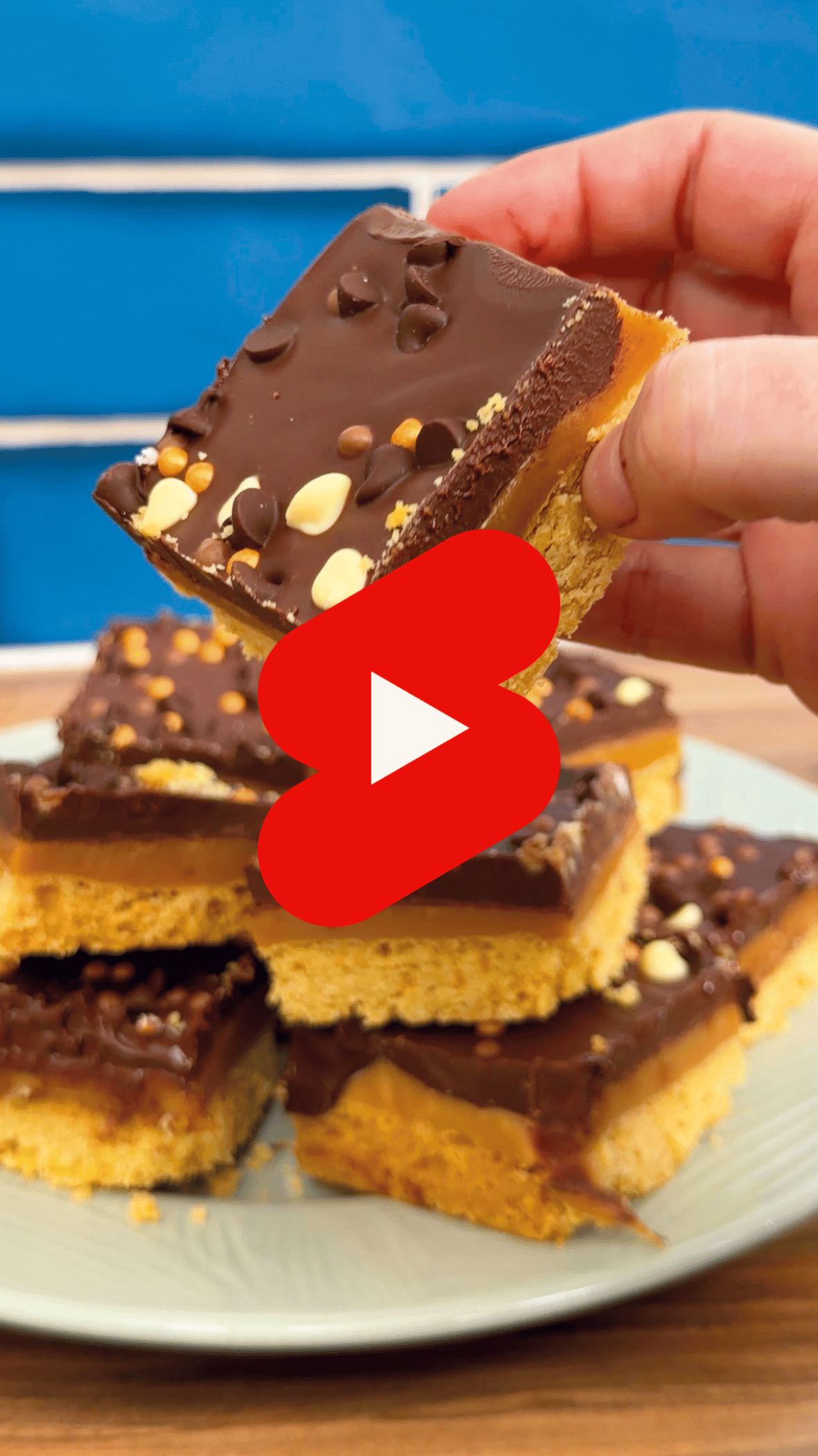 Zesty orange and spiced rum millionaire’s shortbread 
