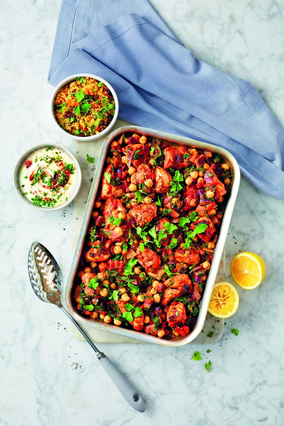 Moroccan Chicken Traybake