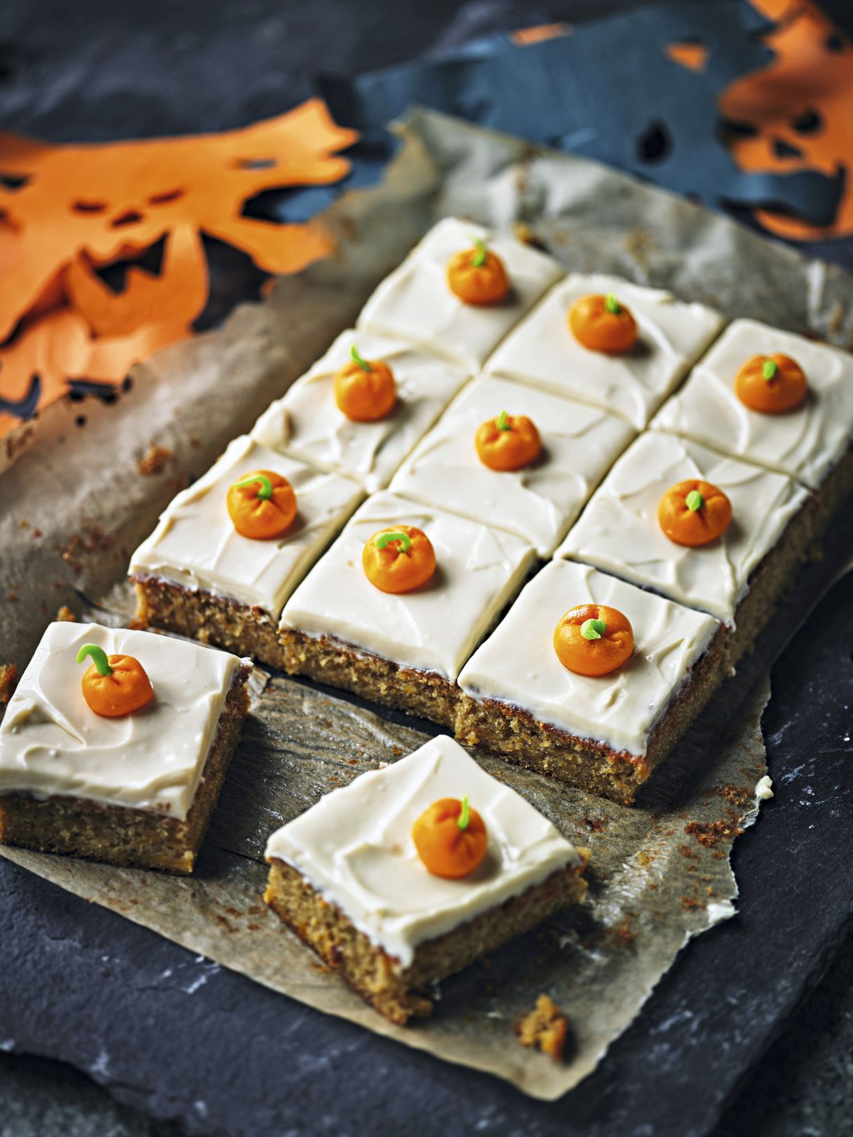 Pumpkin Tray Bake