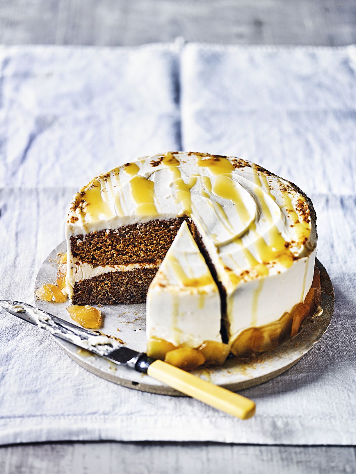 Whole Orange & Ginger Cake with Mascarpone Frosting