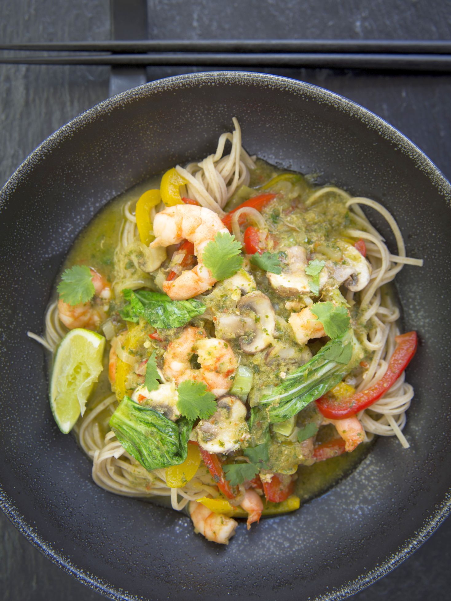 Quick Prawn Stir Fry with Homemade Curry Paste