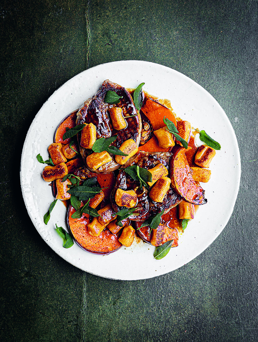 Lamb Steaks with Pumpkin Gnocchi & Split Butter Sauce
