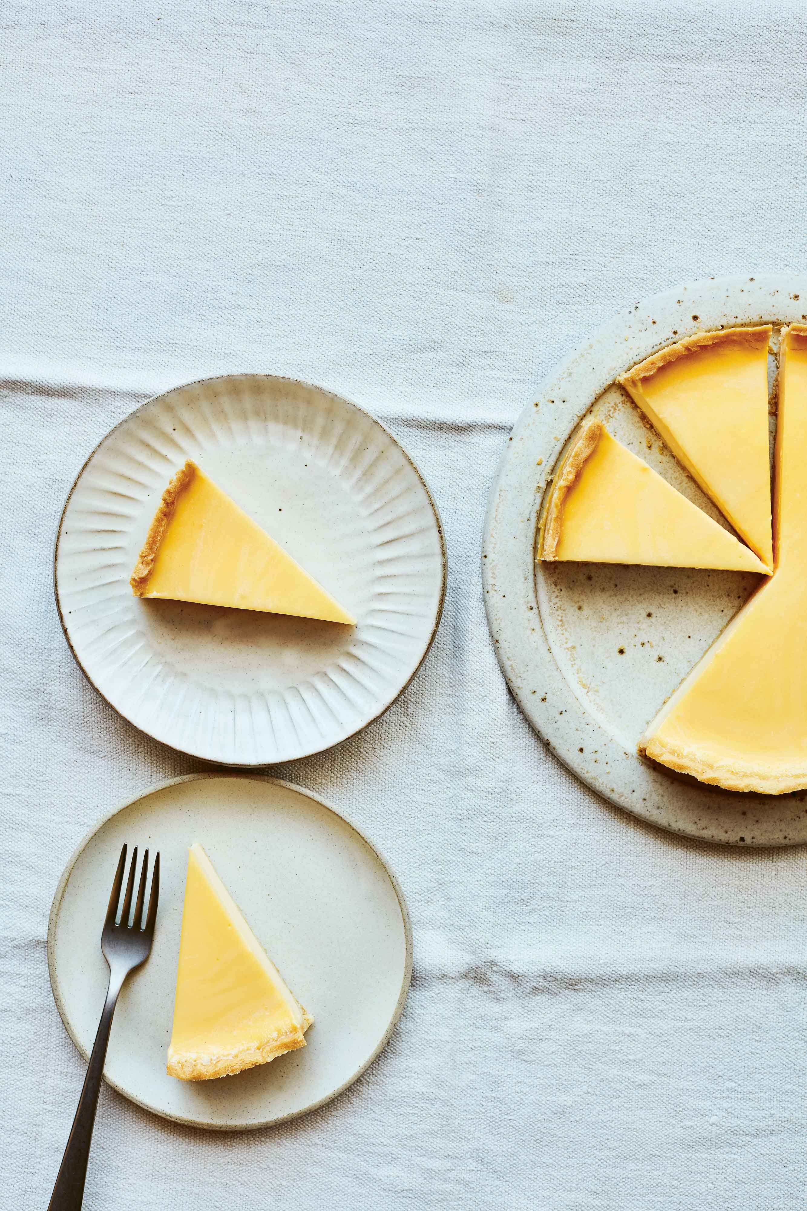 Bay Leaf Custard Tart