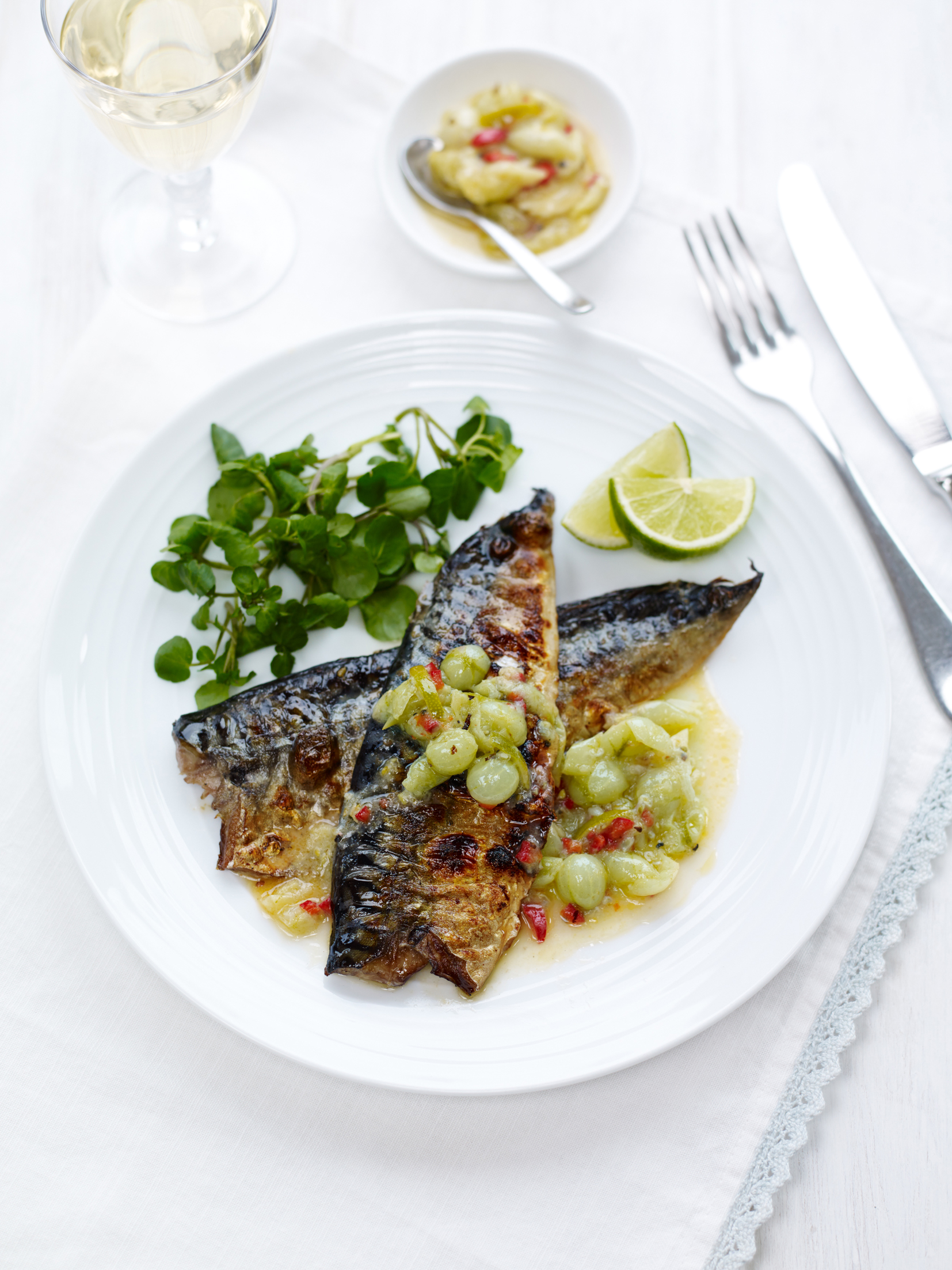 Mackerel, Gooseberry, Lime and Chilli Marinade