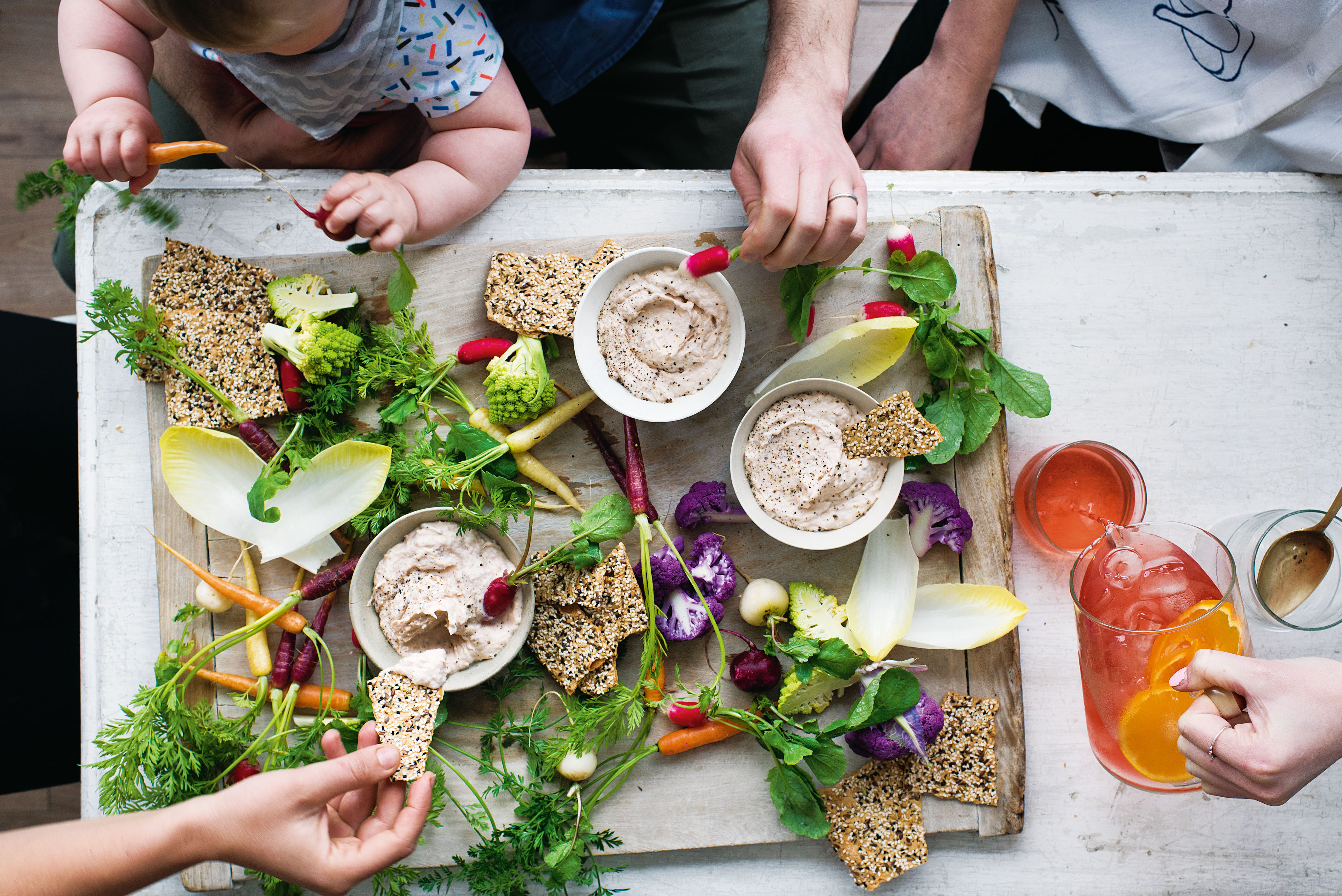 Ed Smith’s Whipped Hot Smoked Salmon and Crudites