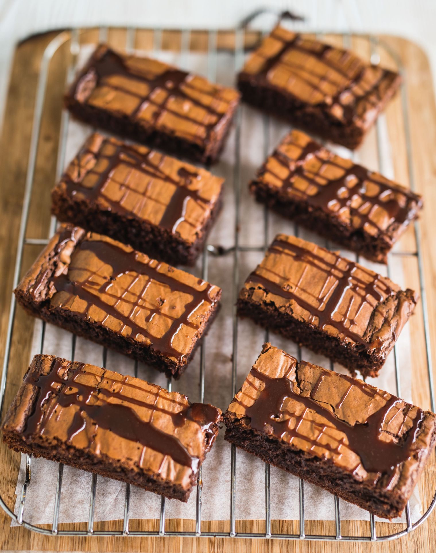 Three Ingredient Chocolate Praline Brownies