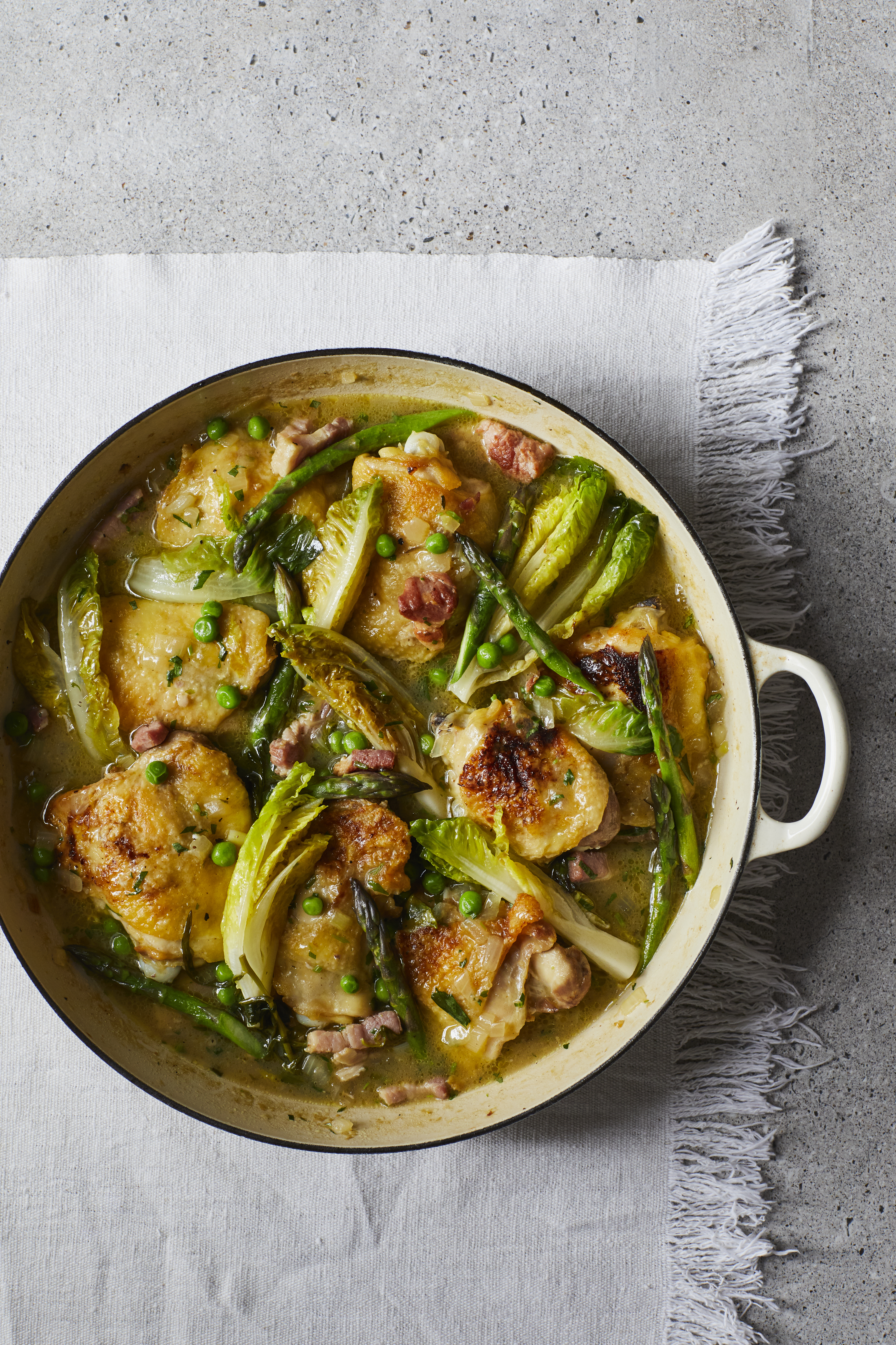 Chicken with Tarragon & Spring Vegetables