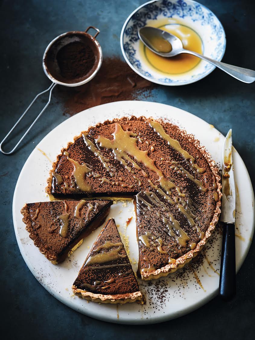 Chocolate & Raspberry Tart