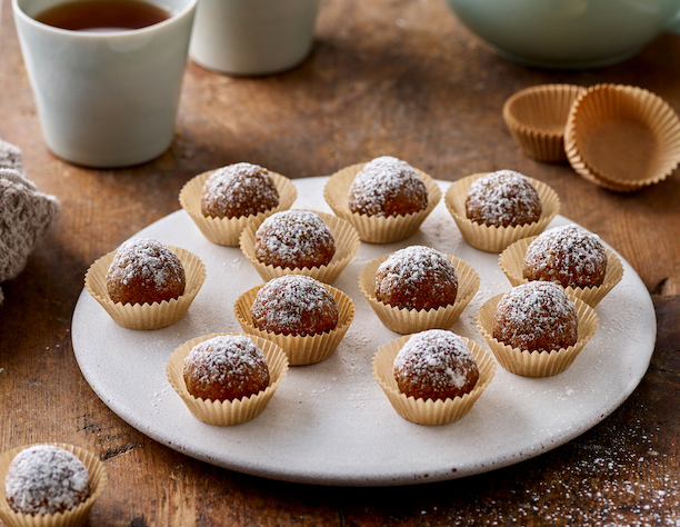 Chickpea Almond Fudge Balls