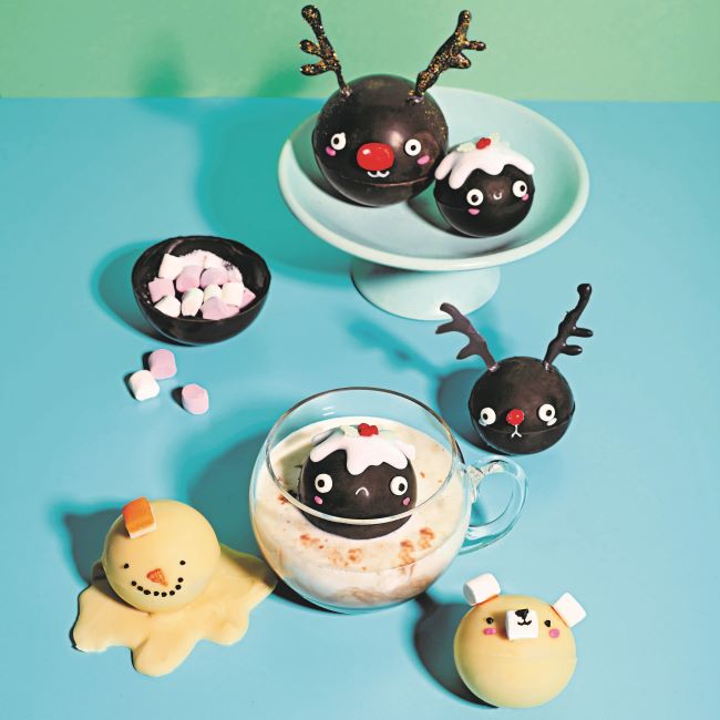 Kim Joy’s Hot Chocolate Bombes
