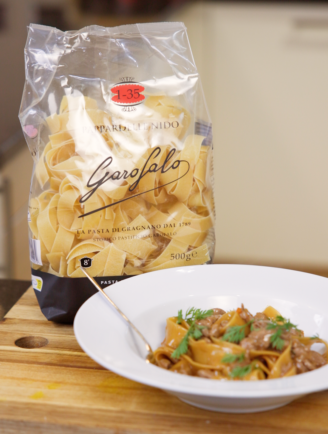 Garofalo Pappardelle with Beef Fillet Ragù