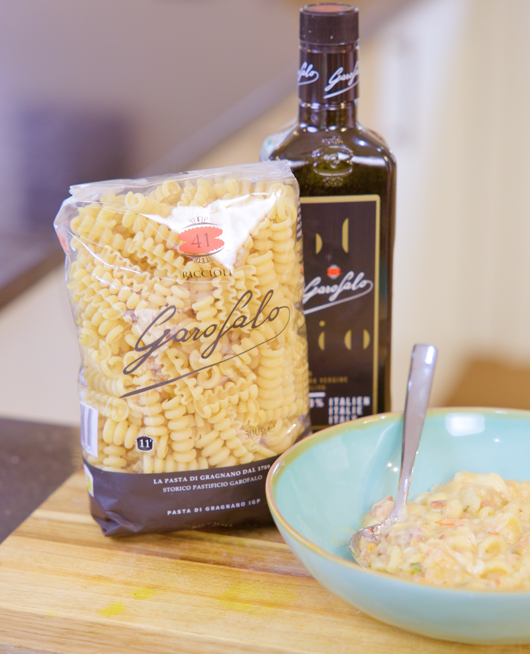 Garofalo Riccioli with Potatoes, Parma Ham & Scamorza