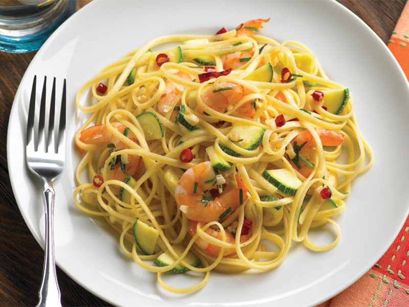 Easy Linguine with Prawns | Great British Food Awards