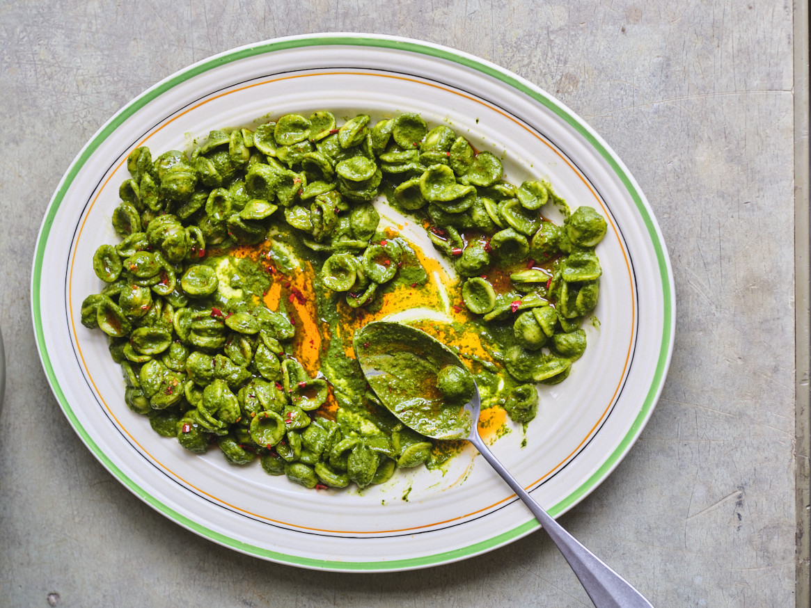 Meera Sodha’s Miso Butter Greens Pasta
