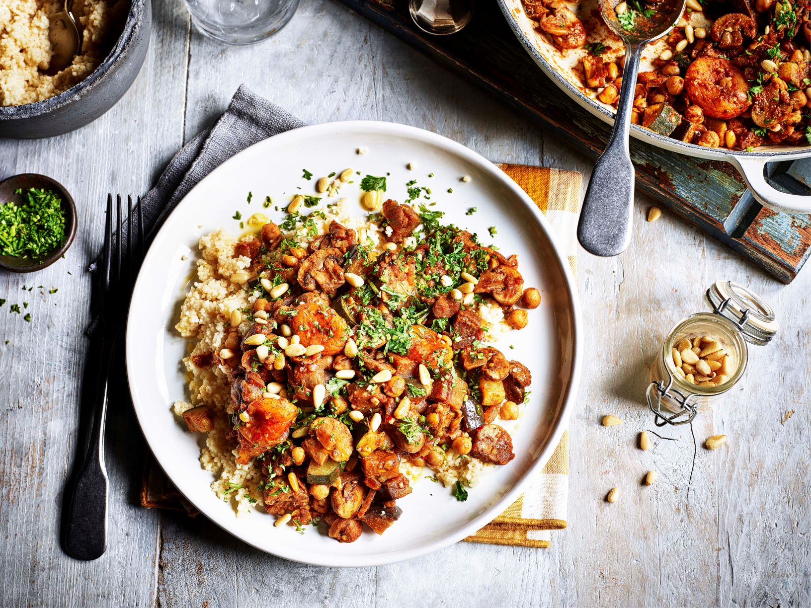 Chickpea & Button Mushroom Blend Tagine