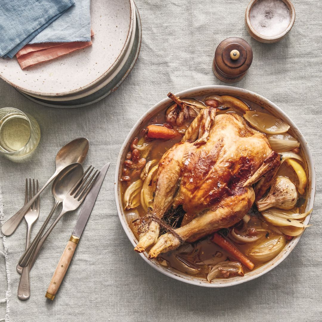 Roast Chicken & Cider Stew