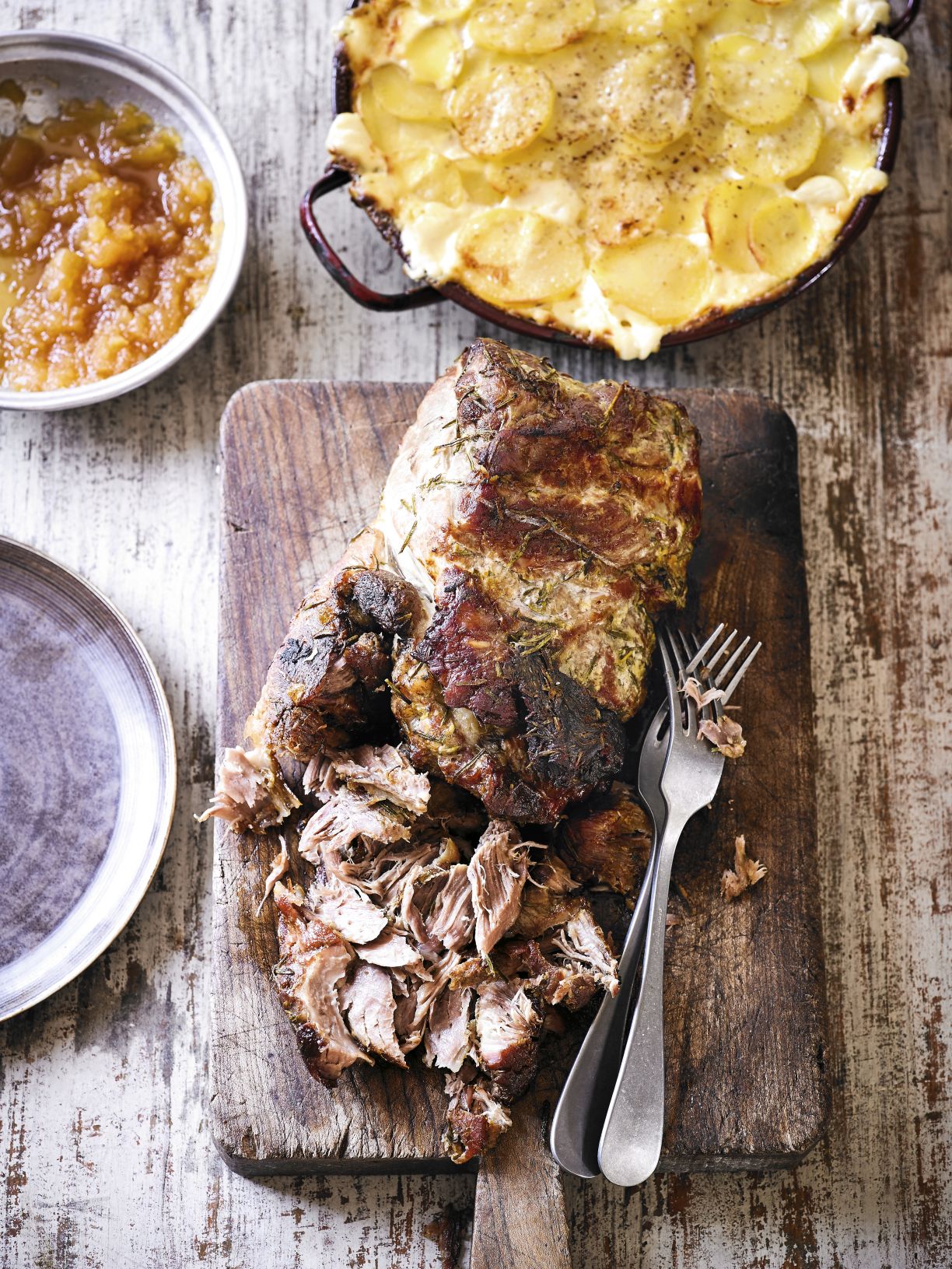 Slow-roast Pork with Cauliflower Cheese Dauphinoise