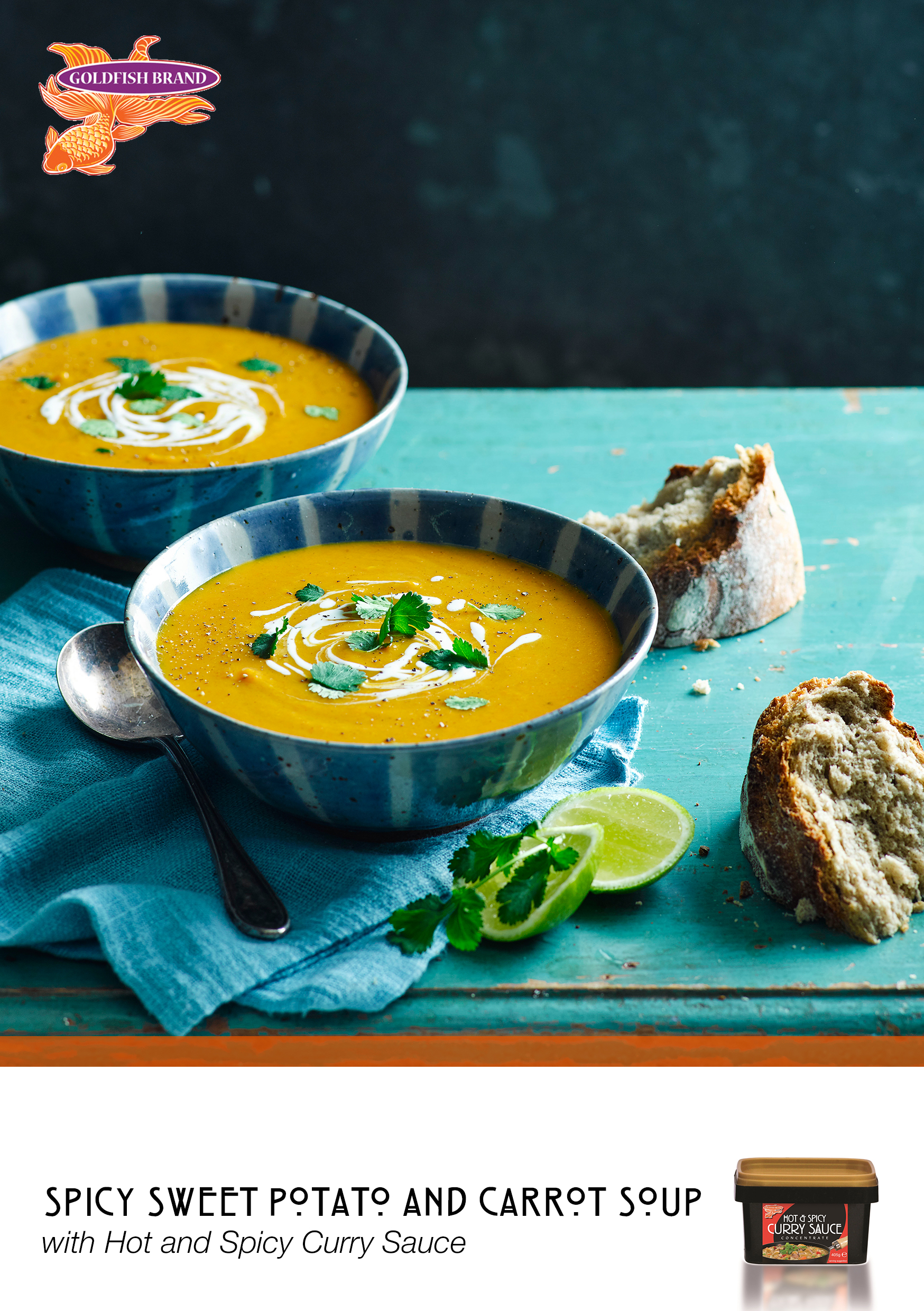 Spicy Sweet Potato & Carrot Soup