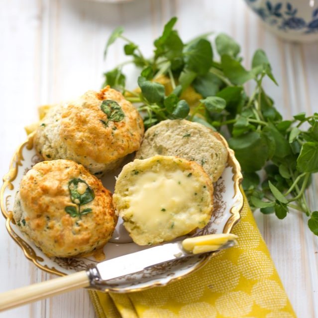 The Ultimate Cheese & Watercress Scones