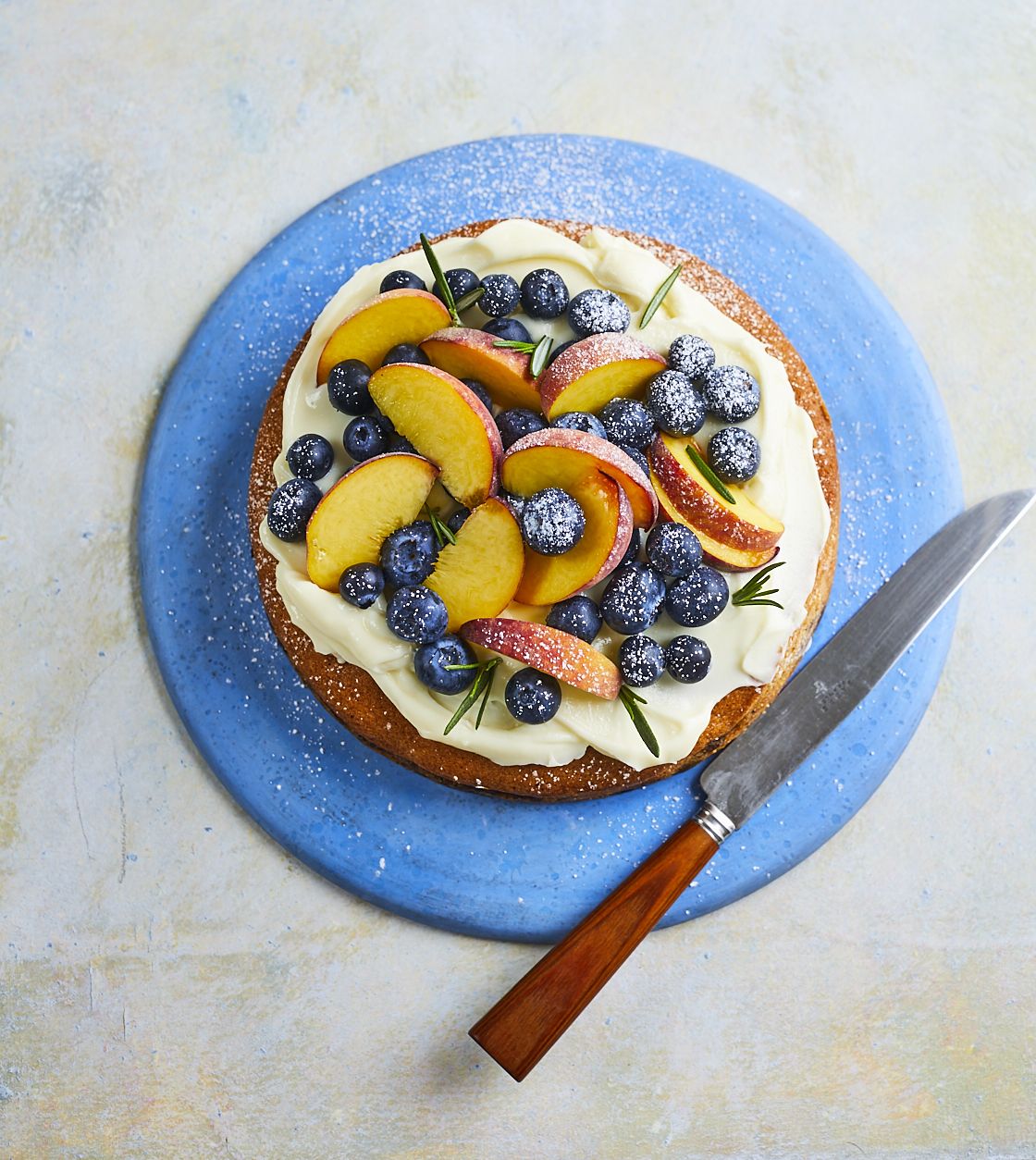 Blueberry & Peach Cake