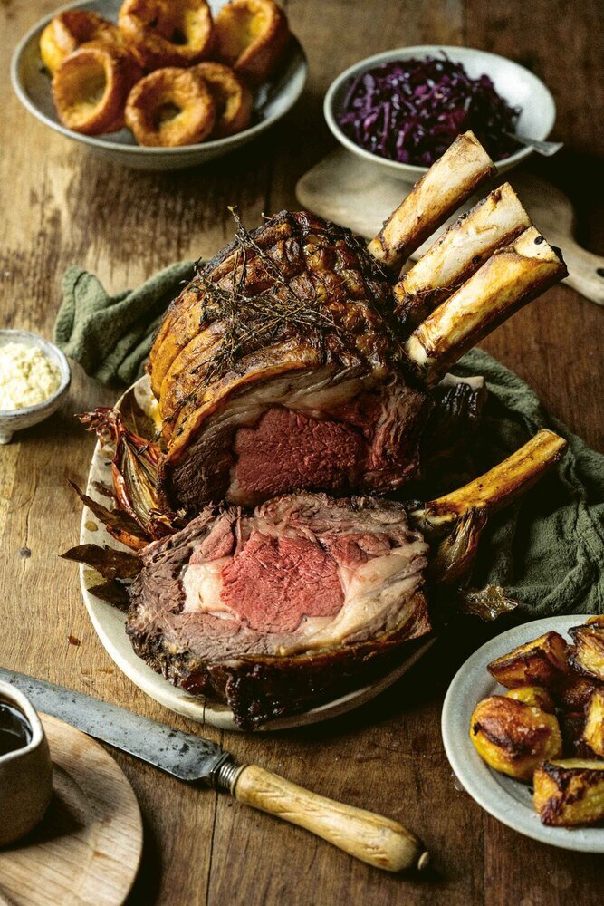 Rib of Beef with Braised Red Cabbage | Great British Food Awards