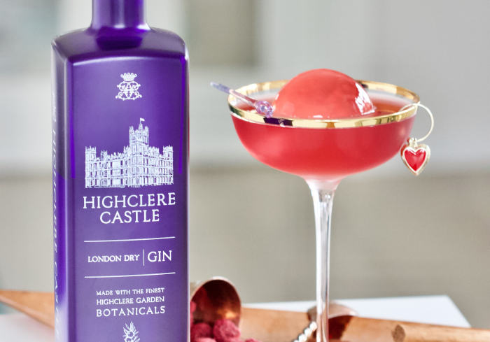 Highclere Castle Gin Cranberry Coupe