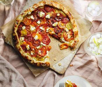 Image for recipe - Tomato & Goat’s Cheese Galette