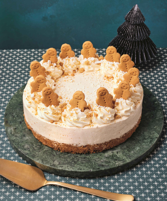 Image for Recipe - No-bake Gingerbread Cheesecake