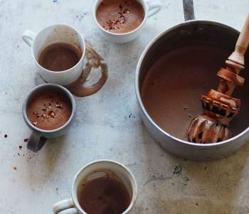 Image for recipe - Homemade Hot Chocolate with Cinnamon &Almonds