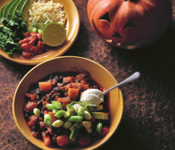 Image for recipe - Pumpkin & Bean Chilli
