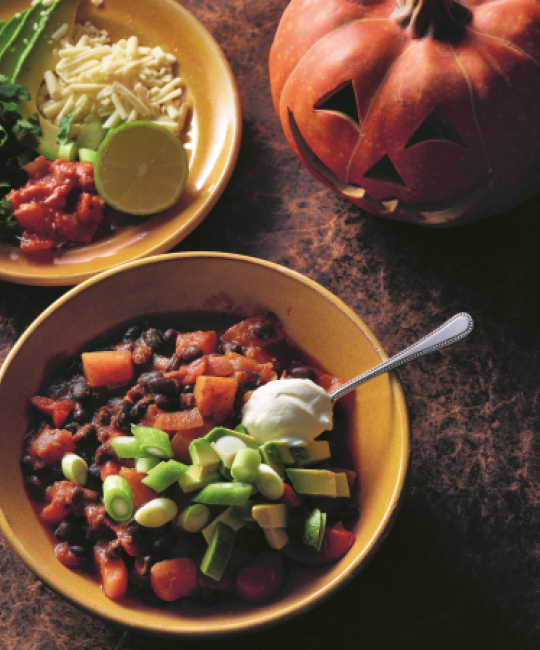 Image for Recipe - Pumpkin & Bean Chilli