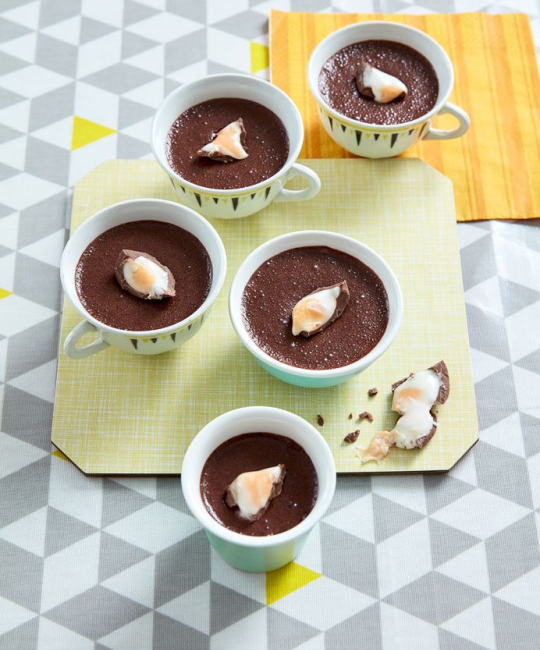 Image for Recipe - Crème Egg Chocolate Pots