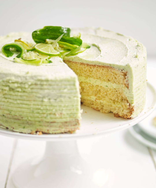 Image for Recipe - Gin & Lime Cake