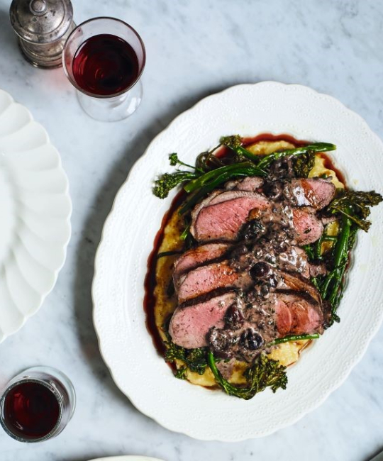 Image for Recipe - Theo Randall’s Roast Lamb with Creamy Olive Sauce