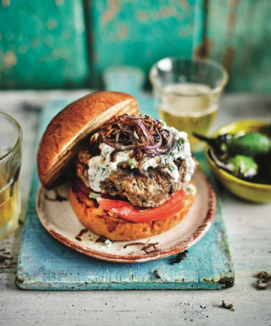 Image for Recipe - Best-ever Burgers with Spiced Onions