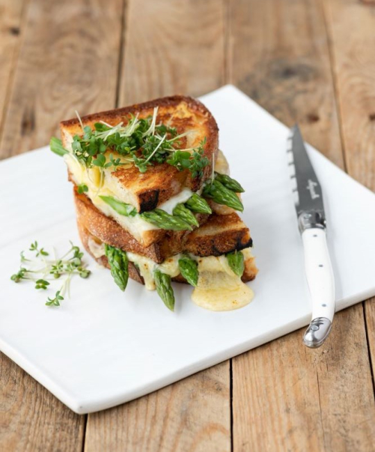 Image for Recipe - British Asparagus Grilled Cheese Sandwich