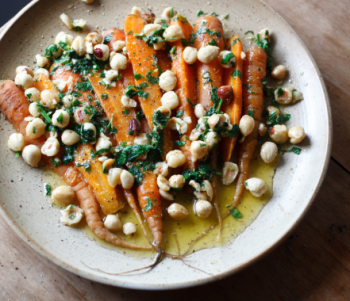 Image for recipe - Brown Butter Carrots with Hazelnuts