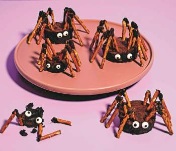 Image for recipe - Kim Joy’s Brownie Spiders