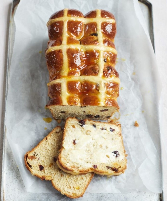 Image for Recipe - Easter Hot Cross Bun Loaf