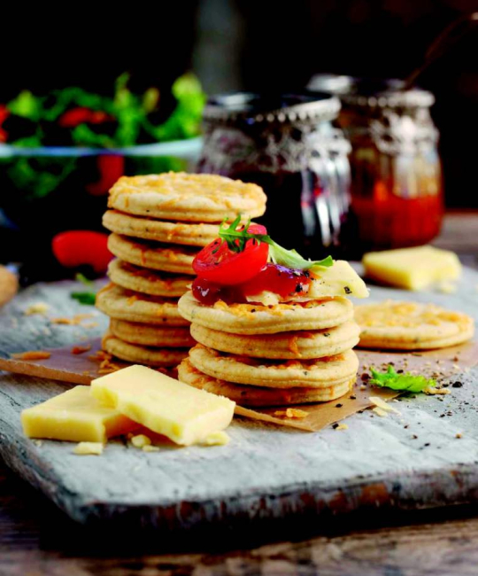 Image for Recipe - Cheddar & Seaweed Crackers