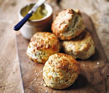 Image for recipe - Quick Garlic, Cheese & Chive Scones