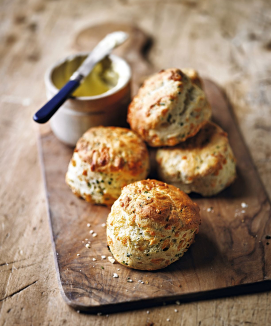 Image for Recipe - Quick Garlic, Cheese & Chive Scones