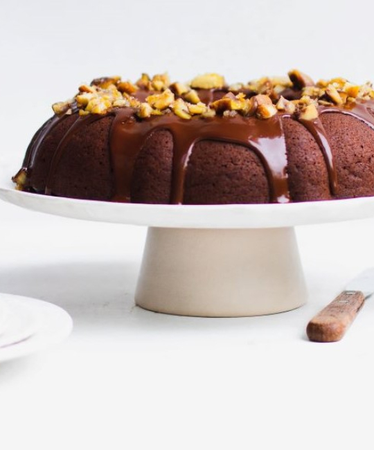 Image for Recipe - Vegan Chocolate & Chestnut Cake