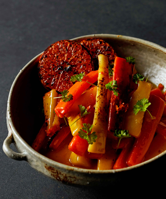 Image for Recipe - Clementine-glazed Carrots & Parsnips