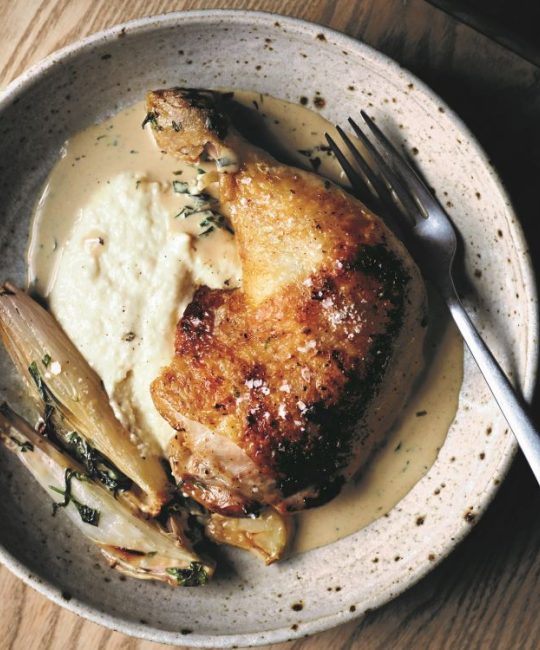 Image for Recipe - Tarragon Chicken with Bread Sauce