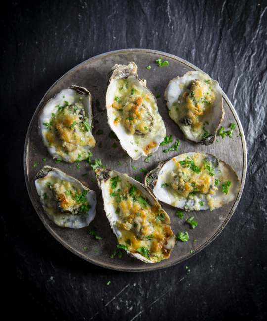 Image for Recipe - Crunchy Grilled Oysters