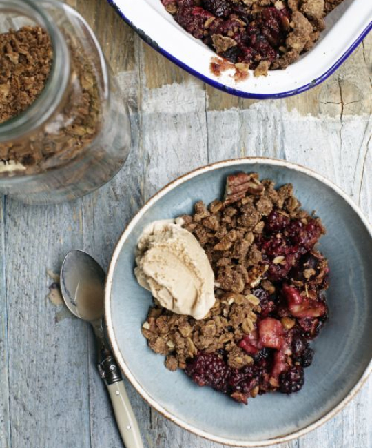 Image for Recipe - Spiced Chai Crumble